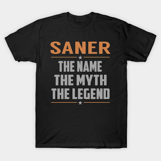 SANER The Name The Myth The Legend T-Shirt by YadiraKauffmannkq